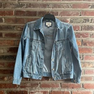 Forever 21 Light Wash Denim Jean Jacket